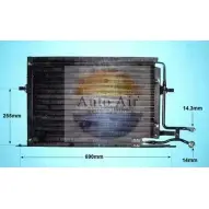 Радиатор кондиционера AUTO AIR GLOUCESTER Y9 RCXJU L3J885 16-6506 1231662125