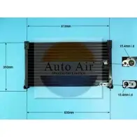 Радиатор кондиционера AUTO AIR GLOUCESTER BKCZH 16-8891 1231662595 D JGRJ