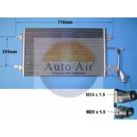 Радиатор кондиционера AUTO AIR GLOUCESTER P4KT 97 XYBZC Audi A6 (C5) 2 Седан 2.8 Quattro 180 л.с. 1998 – 2000 16-9564