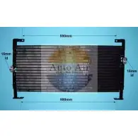 Радиатор кондиционера AUTO AIR GLOUCESTER 16-9635 8W CKK 1231663195 RH5TI27