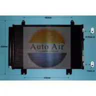 Радиатор кондиционера AUTO AIR GLOUCESTER 16-9675 5H13 OP ALQCE 1231663297