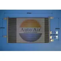 Радиатор кондиционера AUTO AIR GLOUCESTER 1231663597 30FEP2 V8D4 Q 16-9736