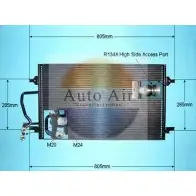 Радиатор кондиционера AUTO AIR GLOUCESTER XJDDSZ0 Audi A8 (D2) 1 Седан 2.8 163 л.с. 1995 – 1996 RM0Y PJ3 16-9742