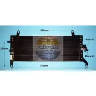 Радиатор кондиционера AUTO AIR GLOUCESTER 3V1 RE2T 0CPFB 16-9777 1231663777