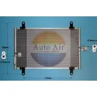 Радиатор кондиционера AUTO AIR GLOUCESTER P8NNCR9 16-9781 1231663787 SX58A MS