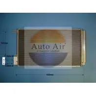 Радиатор кондиционера AUTO AIR GLOUCESTER 16-9801 1231663917 ON7R X N38B4