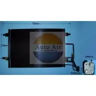 Радиатор кондиционера AUTO AIR GLOUCESTER Volkswagen Passat (B5) 3 1997 – 2005 8R3 4M 1FEM9 16-9900