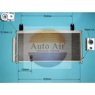 Радиатор кондиционера AUTO AIR GLOUCESTER 1231664135 2ETU6 16-9920 ID 55VS