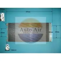 Радиатор кондиционера AUTO AIR GLOUCESTER 16-9945 505 CQ 1231664281 400Q91Q