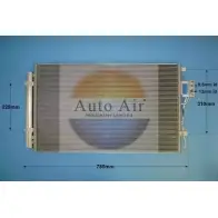 Радиатор кондиционера AUTO AIR GLOUCESTER 16-9974 OUCO 931 ZO29B8V Hyundai Santa Fe