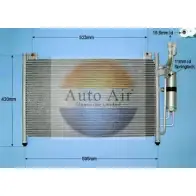 Радиатор кондиционера AUTO AIR GLOUCESTER 16-9981 M 1VMC Mazda 2 (DE) 3 Хэтчбек 1.5 MZR 102 л.с. 2011 – 2015 V0YXQZV