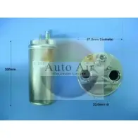 Осушитель кондиционера AUTO AIR GLOUCESTER 8MX ACOR Renault Laguna (KG) 2 Универсал 1.9 dCI (KG0E) 105 л.с. 2001 – 2005 31-1025 IEXRJ8