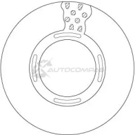 Тормозной диск TRW 1216874927 df5092s 3322938215705 VQJM 1QG - Изображение 3