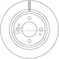 Тормозной диск TRW 1424956819 V WM5P1 df6908 3322938395542 - Изображение 7