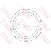 Тормозной диск TRW S VCZ4K df5028s 3322938214746 1216874735 - Изображение 1