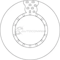 Тормозной диск TRW 1216874913 df5085s ZSB5 3 3322938215637 - Изображение 3