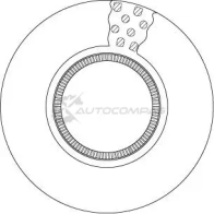 Тормозной диск TRW 3322938215668 df5088s 1216874921 QC XBPZ - Изображение 2