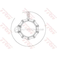 Тормозной диск TRW 1437236570 df5125s XMI7 3QC - Изображение 2