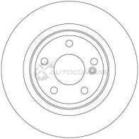 Тормозной диск TRW 3322938395464 1424956811 GG K4ZHR df6886 - Изображение 2