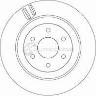 Тормозной диск TRW 1437856020 df6967 P3 6HA