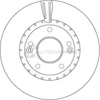 Тормозной диск TRW df6628 AU8S M 1216876975 3322938330965 - Изображение 2
