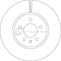 Тормозной диск TRW df6260s 1424956792 3322938423780 9 LK5I - Изображение 2