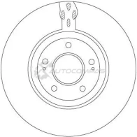 Тормозной диск TRW 1424956833 df7302s UOF ED 3322937545216 - Изображение 2