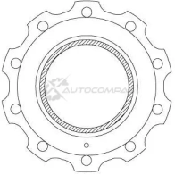 Тормозной диск TRW X0OIT 9L df5024s 1425076387 3322938214708 - Изображение 2