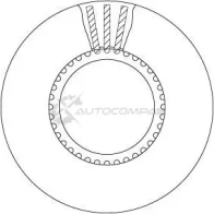 Тормозной диск TRW 77WY HP 1437236594 df5059s - Изображение 2