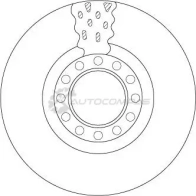 Тормозной диск TRW 3322938215767 1216874959 6HTFS 6 df5098s - Изображение 3