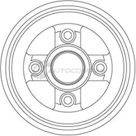 Тормозной барабан TRW db4477 1437236692 A5 C2E6N
