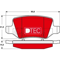 Тормозные колодки, комплект TRW 2 3138 618XCGX Mercedes A-Class (W168) 1 Хэтчбек 1.7 A 170 CDI (1609. 1609) 95 л.с. 2001 – 2004 gdb1481dte