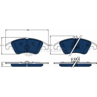 Тормозные колодки, комплект