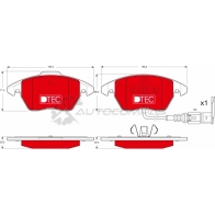 Тормозные колодки, комплект TRW 1528125 23 587 23588 gdb1550dte - Изображение 8