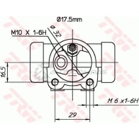 Рабочий тормозной цилиндр TRW 3322937000128 1521920 YGQS I7X bwc162 - Изображение 2