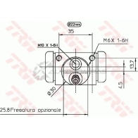 Рабочий тормозной цилиндр TRW bwh402 3322937519750 1522532 OHI8 10 - Изображение 2