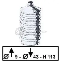 Пыльник рулевой рейки TRW 1531619 5012445848692 TW 0B5 jbe111