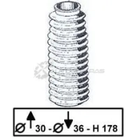 Пыльник рулевой рейки TRW 5Y44 N 5012445848739 jbe115 1531622