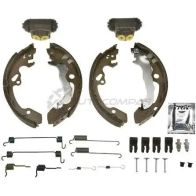 Барабанные тормозные колодки, комплект TRW bk1695 3322937490950 Ford Focus 2 Хэтчбек 1.8 Flexifuel 131 л.с. 2005 – 2008 9KVP 1C