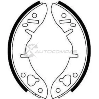 Барабанные тормозные колодки, комплект TRW gs6034 SH0 NZ9 1530296 3322936300052 - Изображение 2