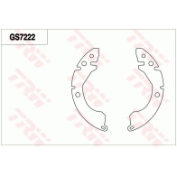 Тормозные колодки TRW Mitsubishi Lancer 6 (C6, C7) Хэтчбек 1ZM 8Y GS7222 3322937310937