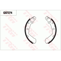 Тормозные колодки TRW GS7274 ND A6O4 1216946527 3322937144594