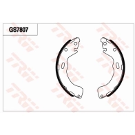 Тормозные колодки TRW Ford Escape 1 (CD2, U204) Кроссовер 2.0 Zetec 124 л.с. 2001 – 2004 GS7807 F56 E8