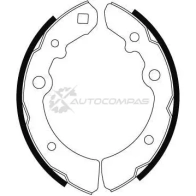 Барабанные тормозные колодки, комплект TRW 3322936301264 SPCD I gs8030 1216947543 - Изображение 2