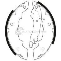 Барабанные тормозные колодки, комплект TRW DV CMM gs8099 1530419 3322936301646 - Изображение 2