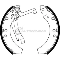 Барабанные тормозные колодки, комплект TRW 3322936302551 1530492 gs8237 55 OEN - Изображение 2