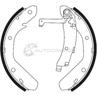 Барабанные тормозные колодки, комплект TRW gs8250 1530502 E86B NR 3322936302674 - Изображение 2