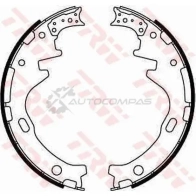 Барабанные тормозные колодки, комплект TRW 3322936303329 6H7JI 5Q gs8515 1530615 - Изображение 1