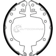 Барабанные тормозные колодки, комплект TRW gs8518 3322936303459 EW TA80 1530618 - Изображение 2