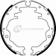 Барабанные тормозные колодки, комплект TRW 1530646 gs8550 3322936305033 HY 7EE - Изображение 2